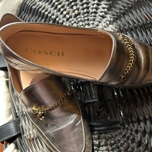 Chain detail Coach loafers